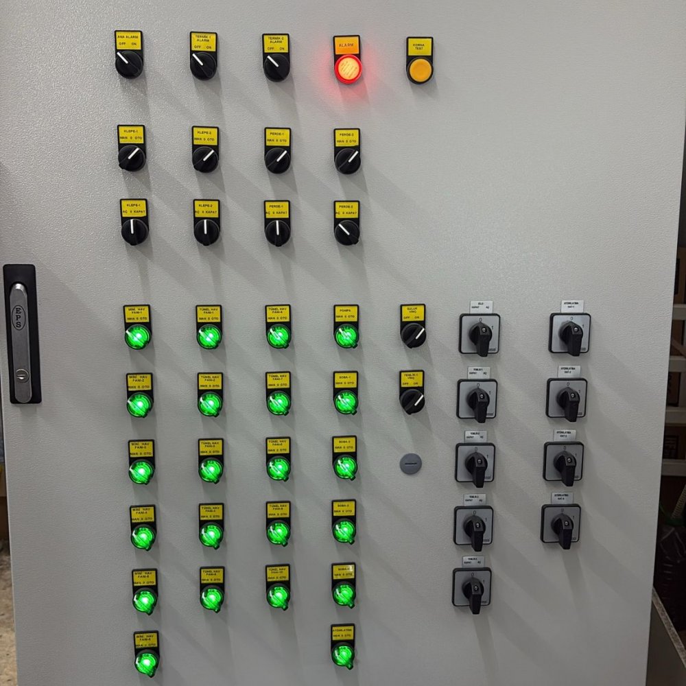 PLC Sistem Kontrol Panosu